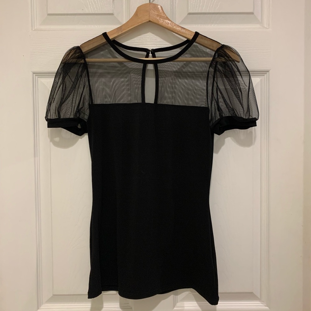 Express / Small / Black Stretchy Top